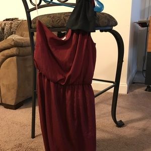 One Shoulder Dress with bow